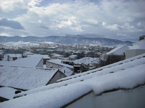 Nevó en nuestro pueblo